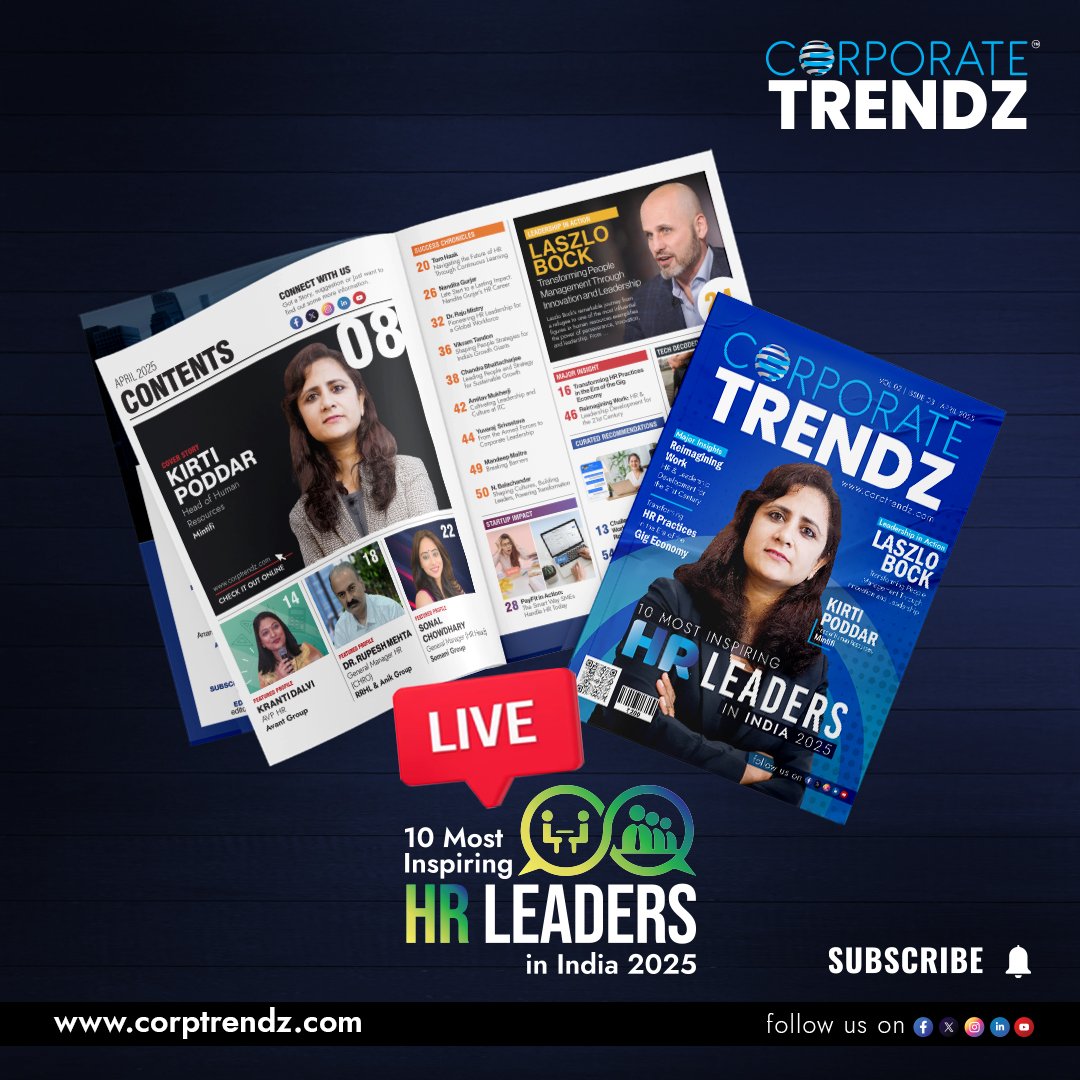 10 Most Inspiring HR Leaders in India 2025