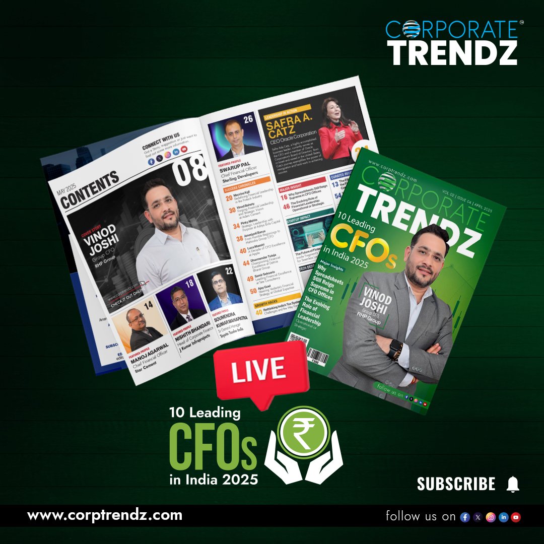 10 Leading CFOs in India 2025