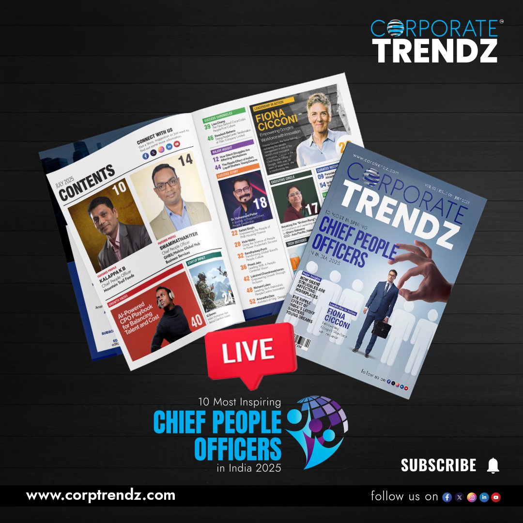 10 Most Inspiring Chief People Officers in India 2025