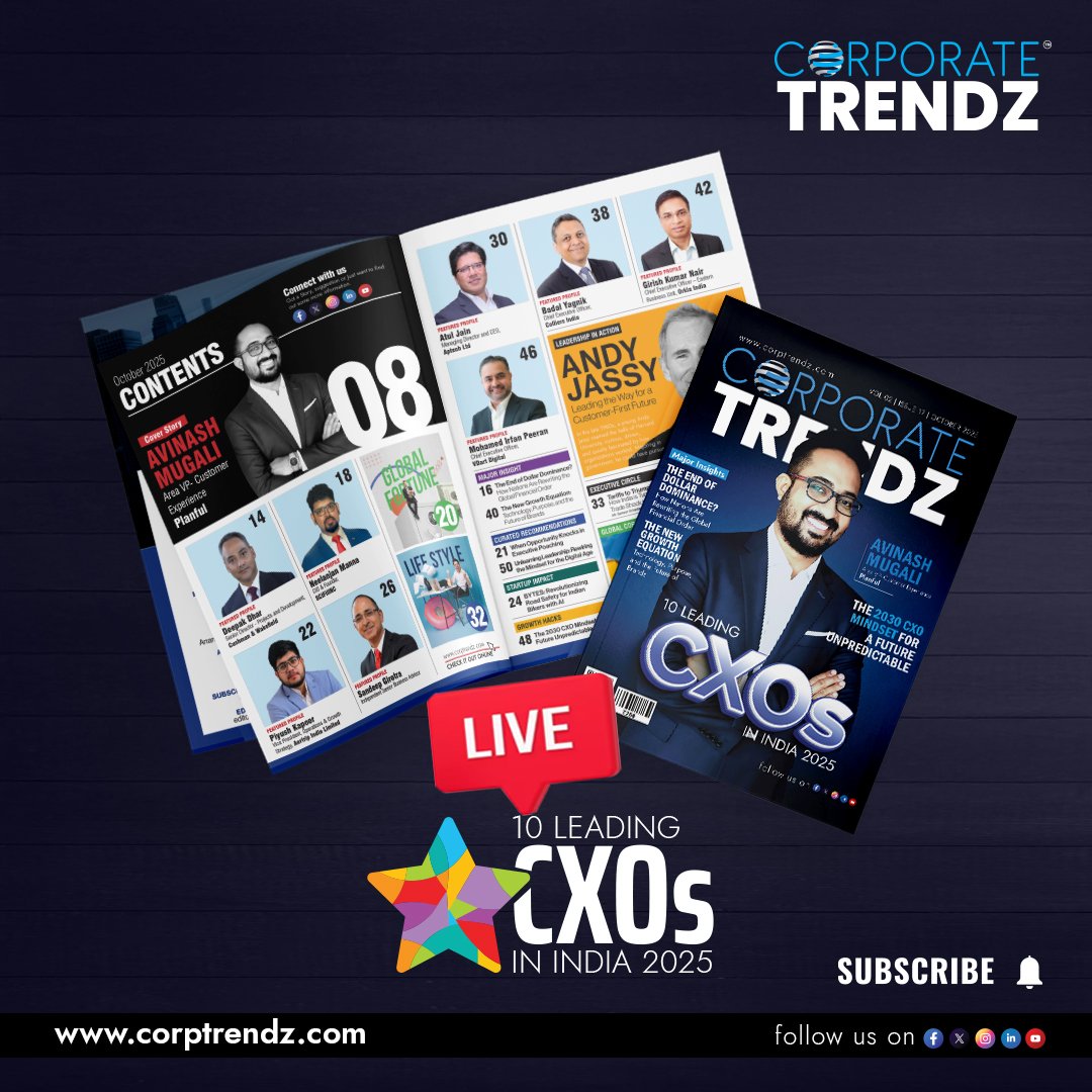 10 Leading CXOs in India 2025