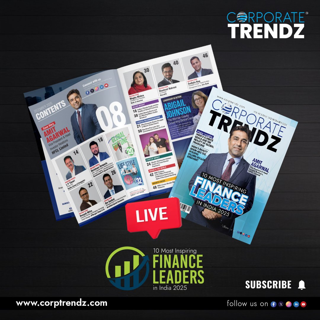 10 Most Inspiring Finance Leaders in India 2025